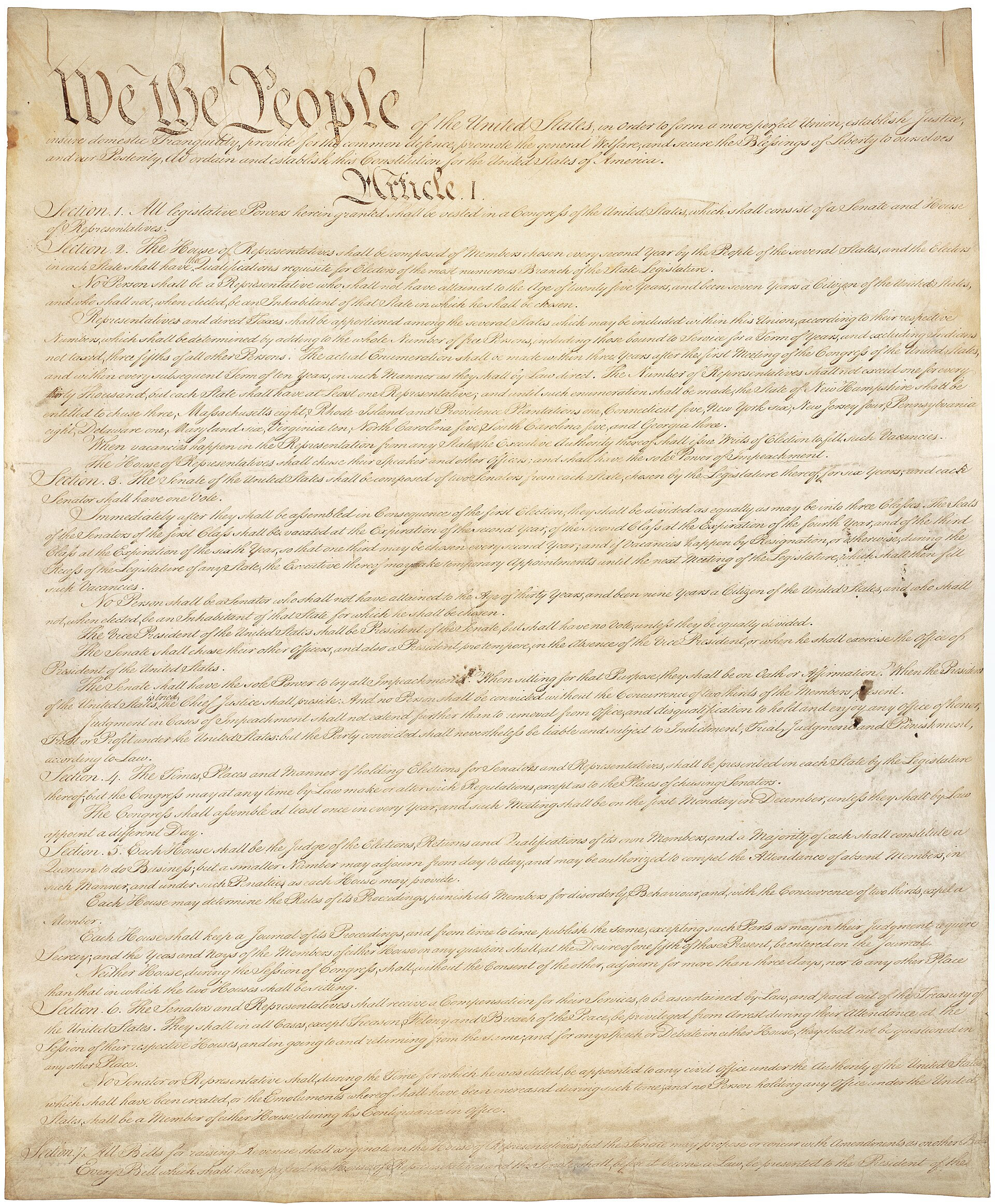 Franklin constitution document